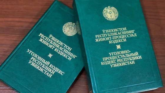 Жиноят кодексига згартишлар киритиш трисида — збекистон