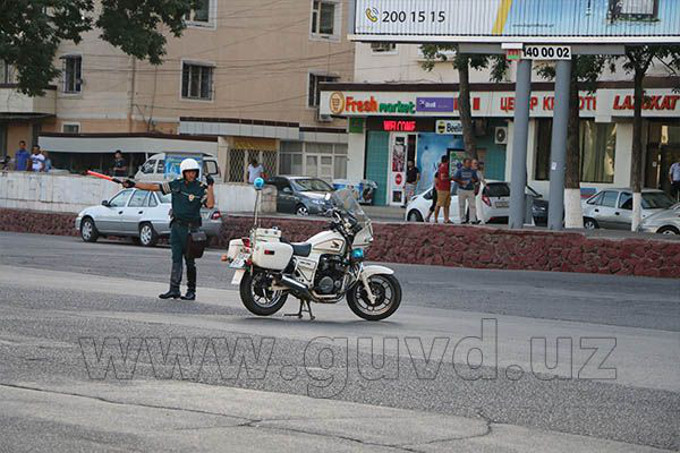 Йтх мотогурухи тошкент кучаларида патруллик килишни бошлади — узбекистон