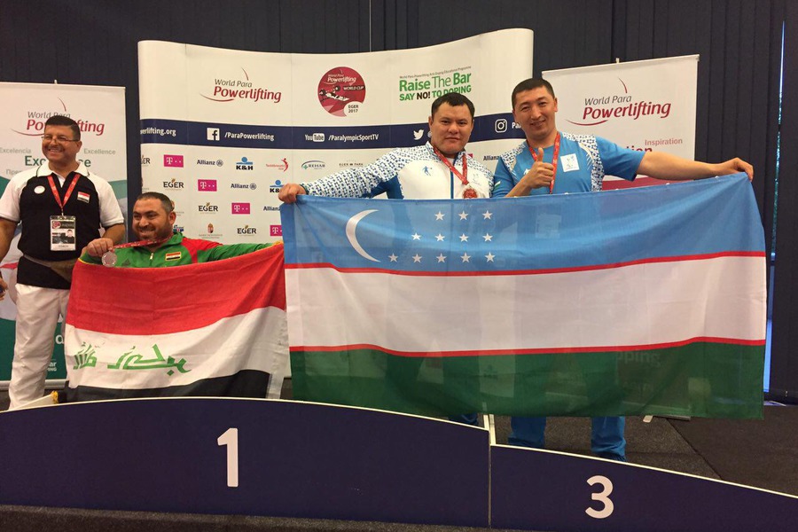 Паралимпийцы выиграли две медали кубка мира по пауэрлифтингу — узбекистан