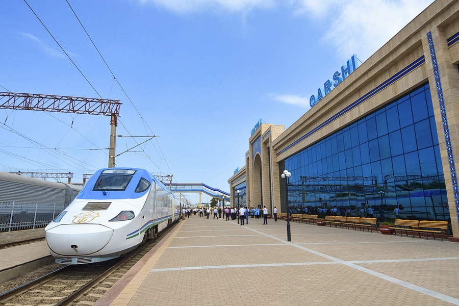 Karshi-dehkonobod temir yol uchastkasi elektrlashtirildi — ozbekiston