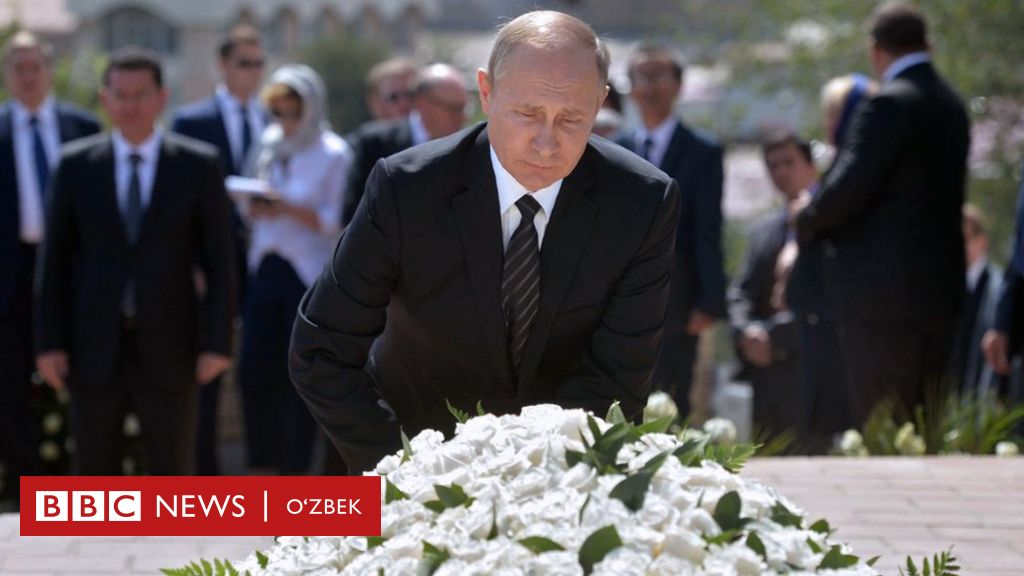 Putin samarkandda islom karimov kabriga guldasta koydi video — ozbekiston