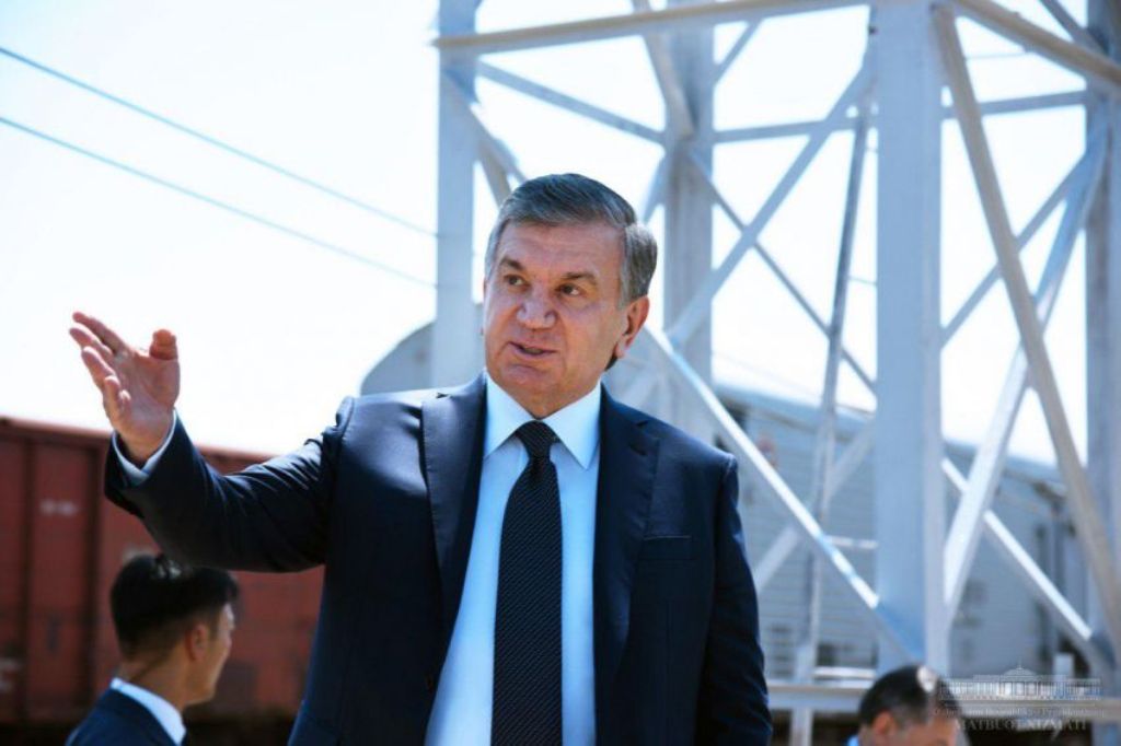 Shavkat mirziyoev meva va sabzavotlarni kayta ishlash korxonasi kurilishini boshlab berdi — ozbekiston