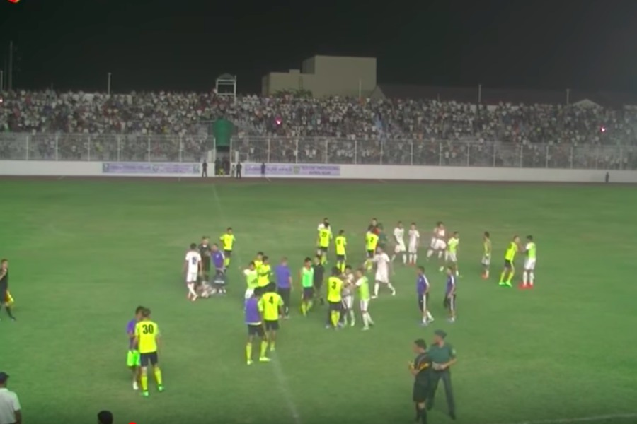 Surxon va andijon futbolchilari janjallashdi — ozbekiston
